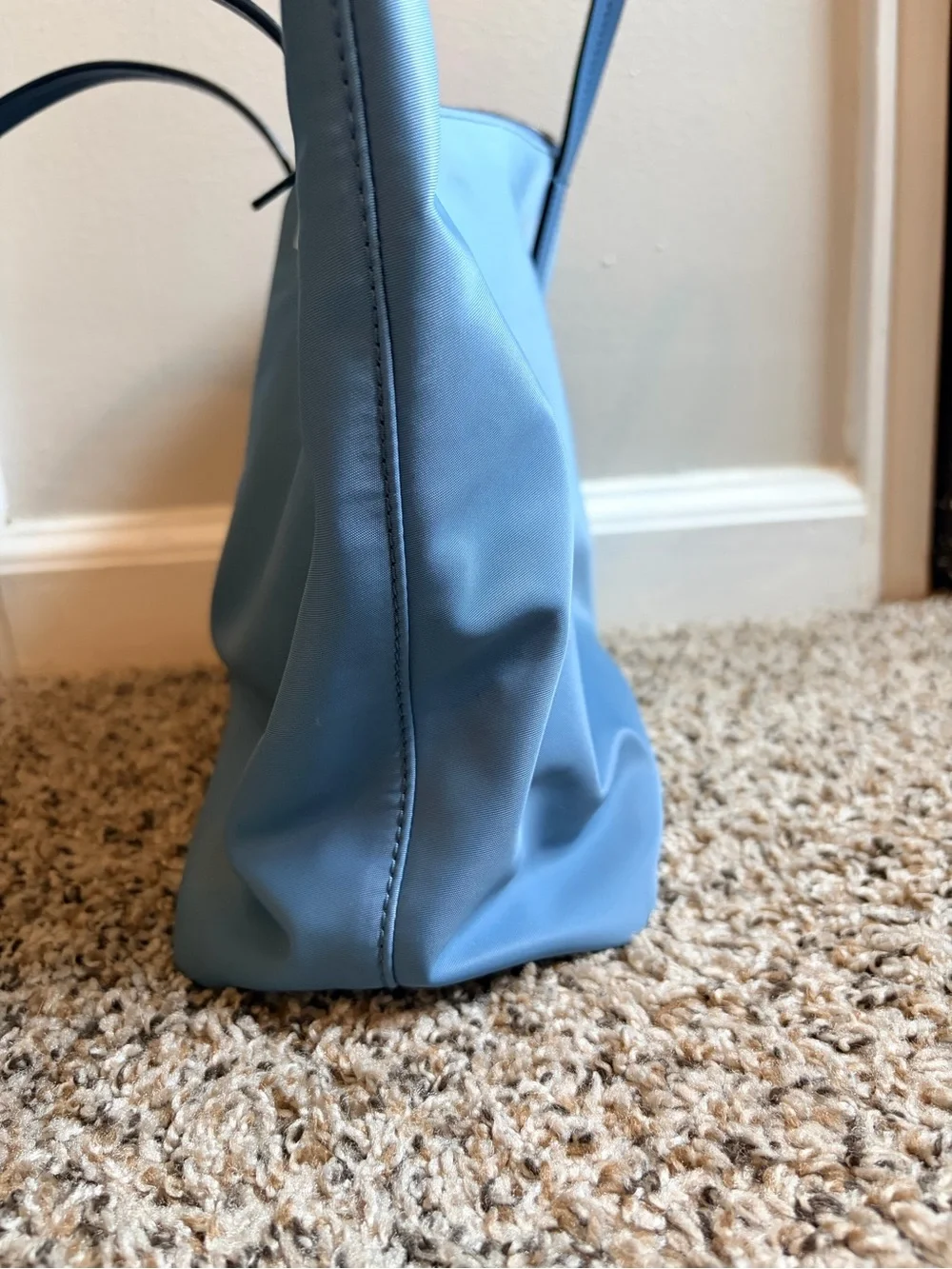 Kate Spade Outlet Hayden Top Zip Tote — Powder Blue Nylon